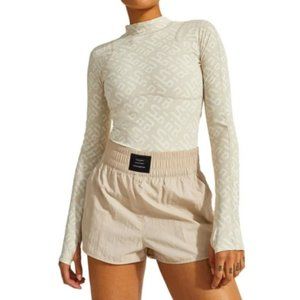 Sweaty Betty Cream Long Sleeve Top
